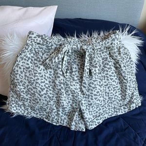 Leopard Print Shorts